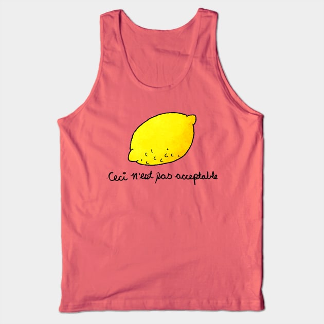 Lemongritte Tank Top by vanitygames